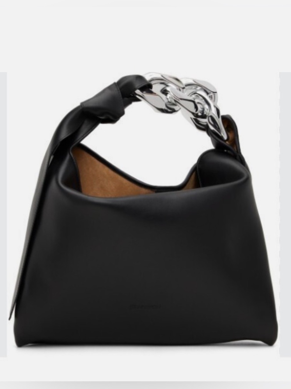 J.W. Anderson top handle bag with silver chunky chain